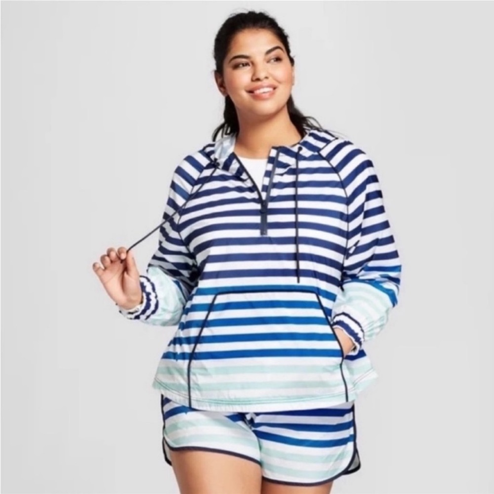 Hunter for Target Blue Ombré Rain Jacket